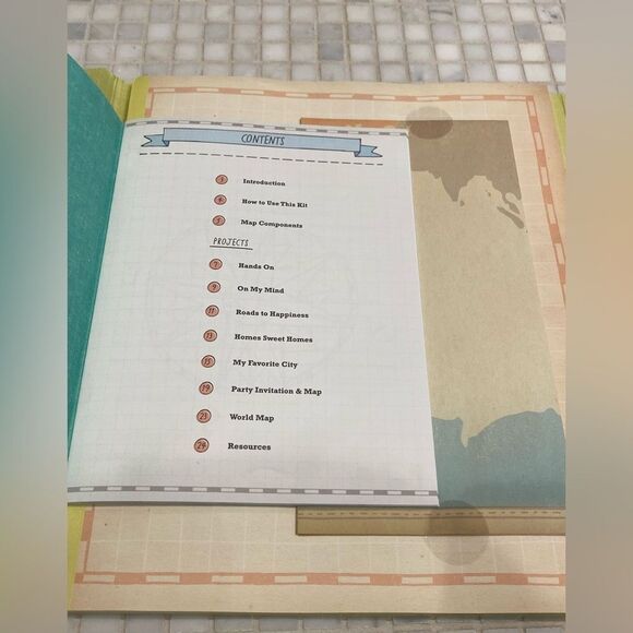 NEW Make Map Art creative Book for Kids and Adult - Picture 4 of 5
